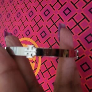 Silver Bracelet with Logo